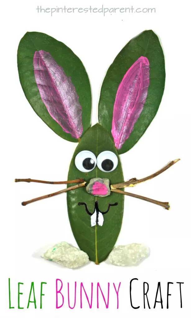 Living in West Virginia, we're surrounded by Rhododendron; it's even our state flower! Check out this cute Leaf Bunny Craft The Pinterested Parent. You'll love it!