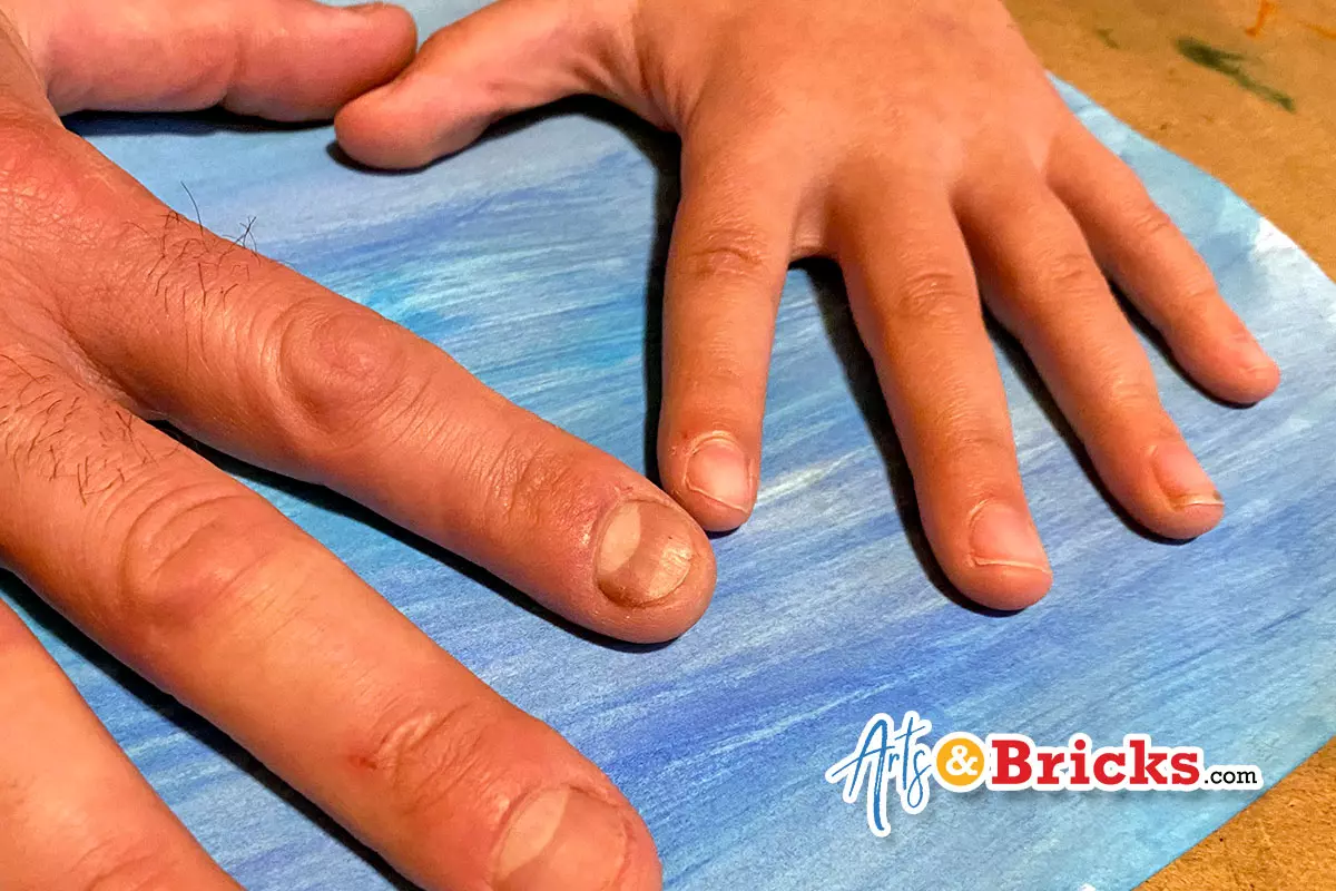 Quarantine Family Handprint Art Printable