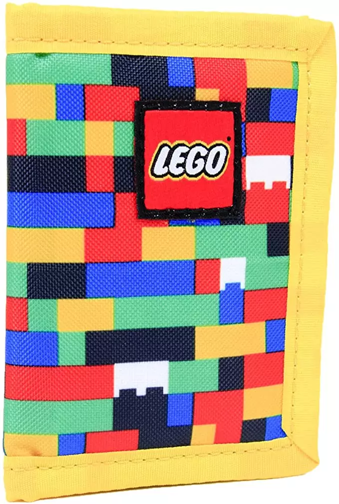 Looking for a LEGO gift? This colorful and durable LEGO wallet stores cash, gift cards and even has a slot for a minifigure or two.