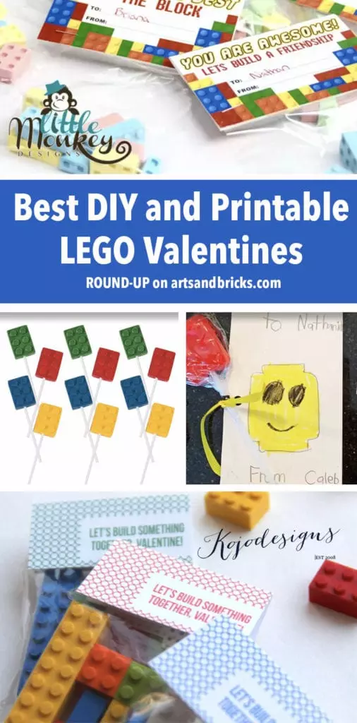 Check out this round up of our favorite DIY, Printables and More for LEGO Valentines