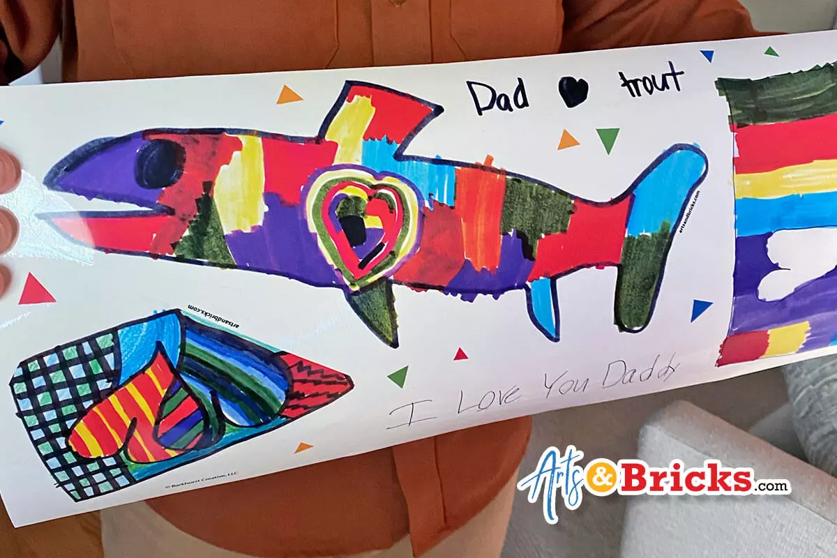 Creative Gift Idea from Kids for Dad