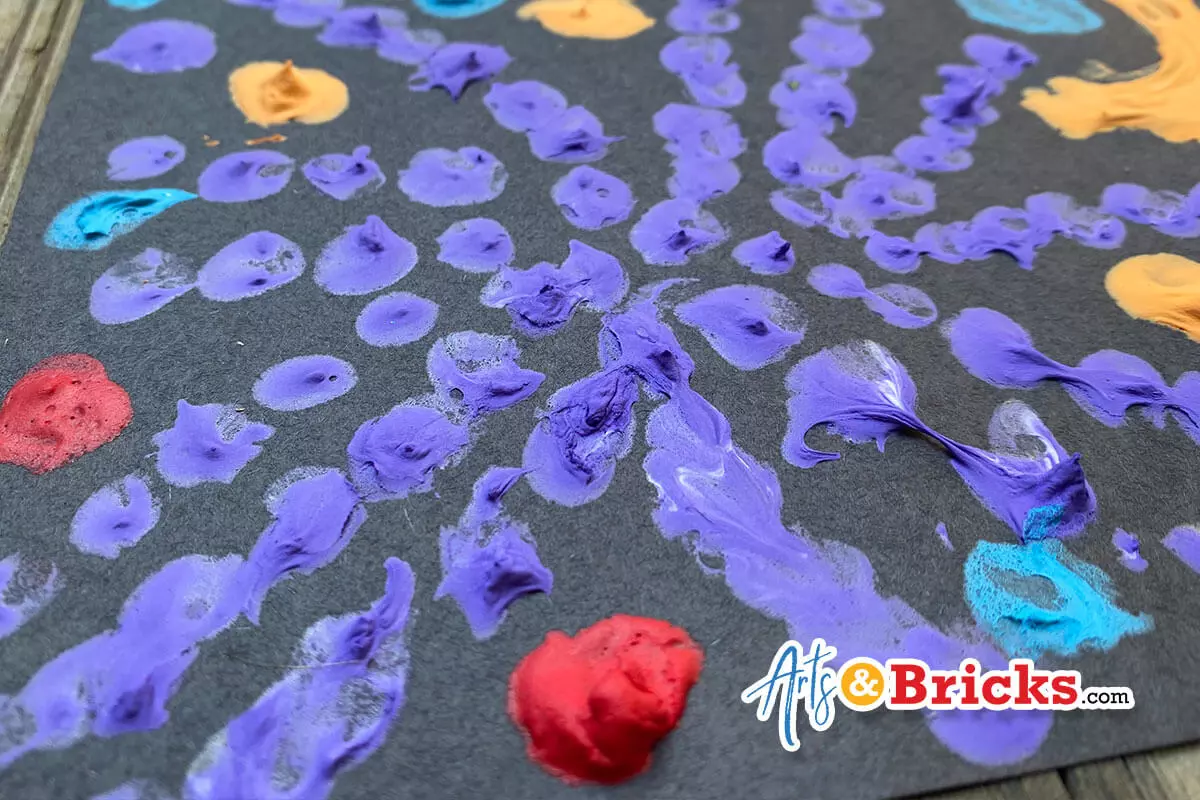 How to make Puffy Paint Fireworks