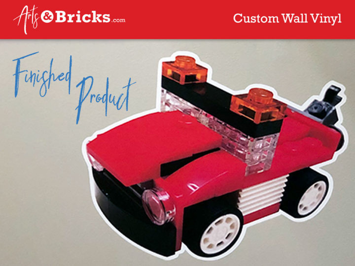 Custom Kids Wall Vinyl - Size Examples - Arts and Bricks