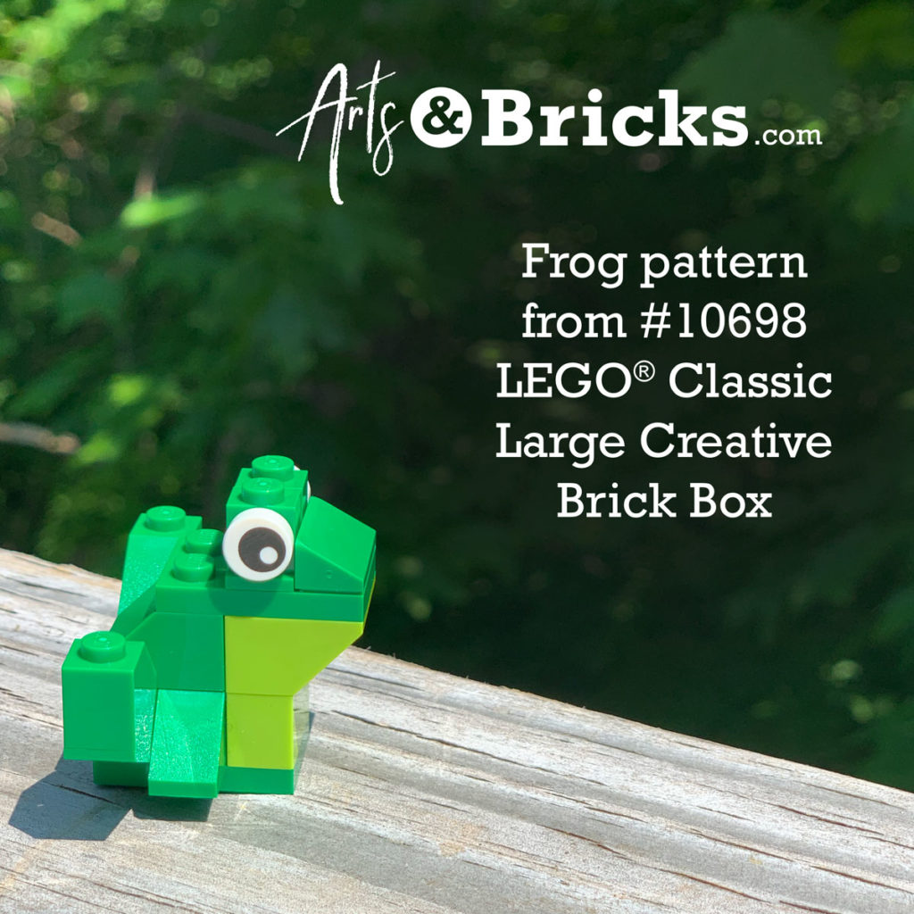 Kids Frog Art and Frog LEGO builds Arts and Bricks