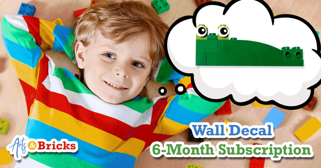 6-month custom wall decal subscription