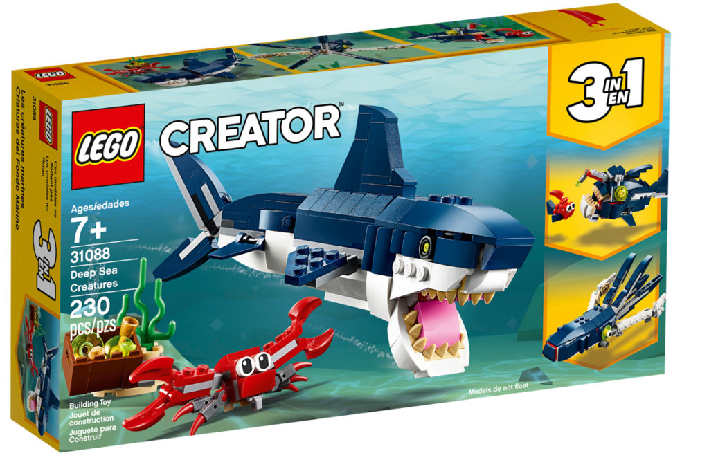 Lego classic shark instructions hot sale