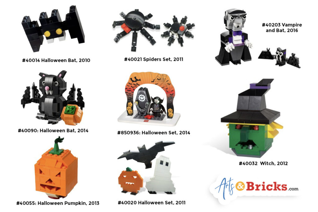 Halloween Inspired LEGO brick builds Arts and Bricks