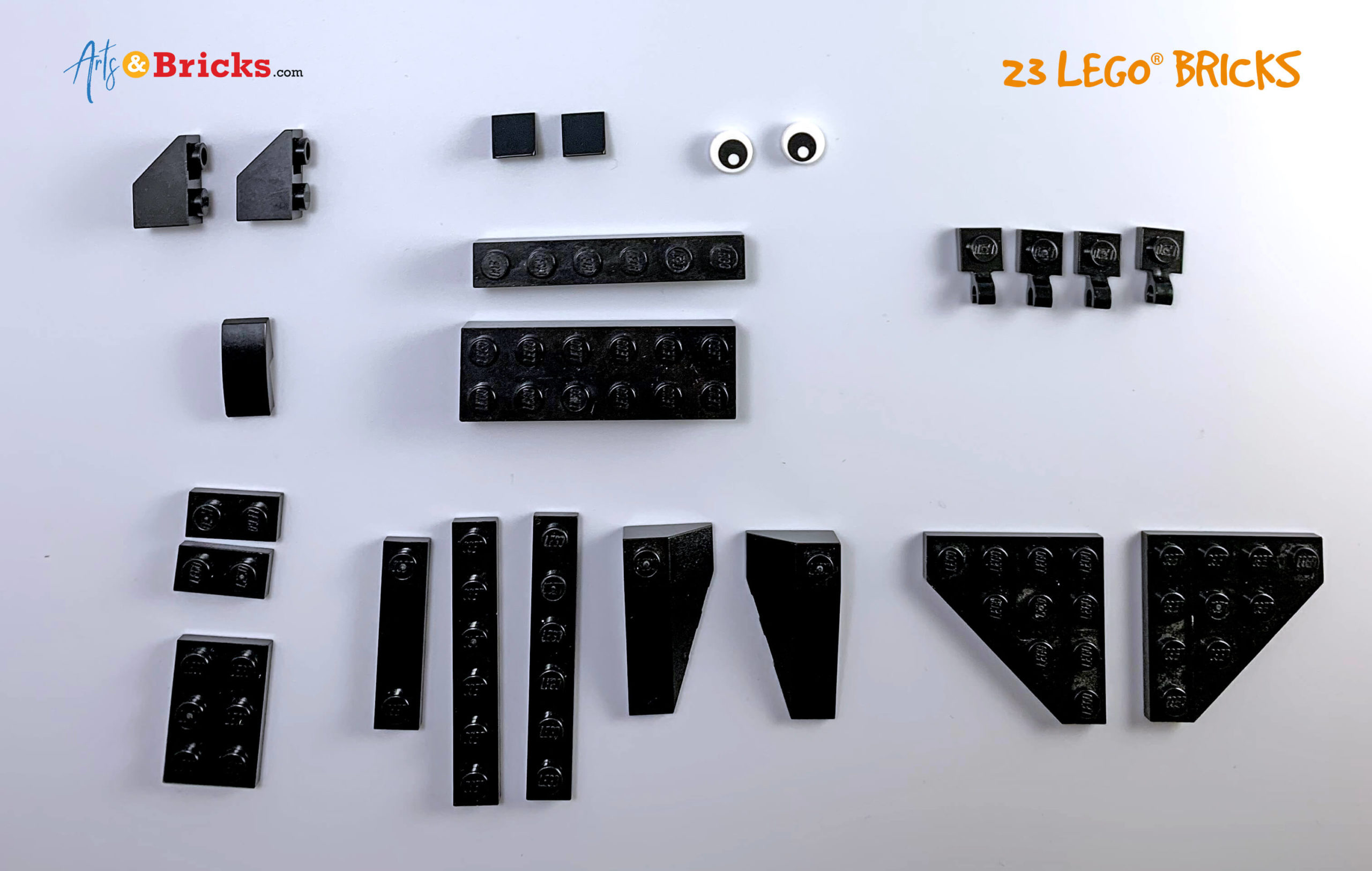 How to build a bat out of LEGO Bricks