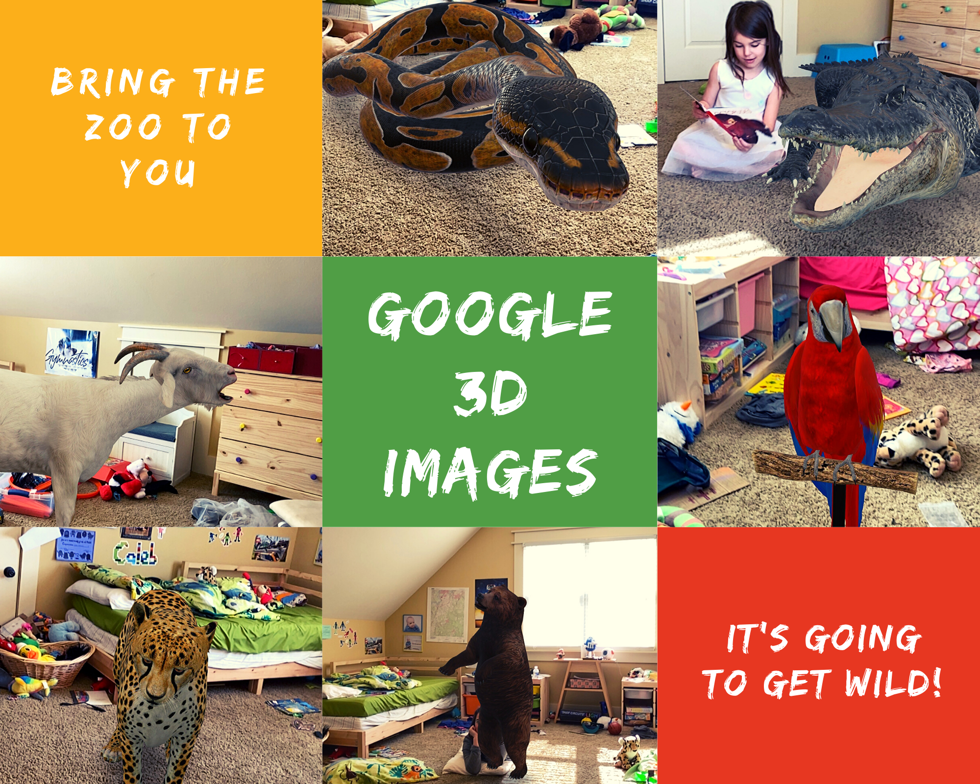 What Google 3D animals can I pick to view on my phone? - Arts and Bricks