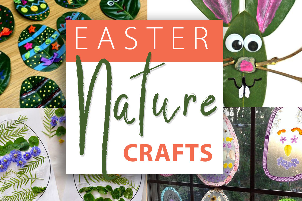 afstand Morgenøvelser Grunde Easter Nature Crafts for Kids - Arts and Bricks