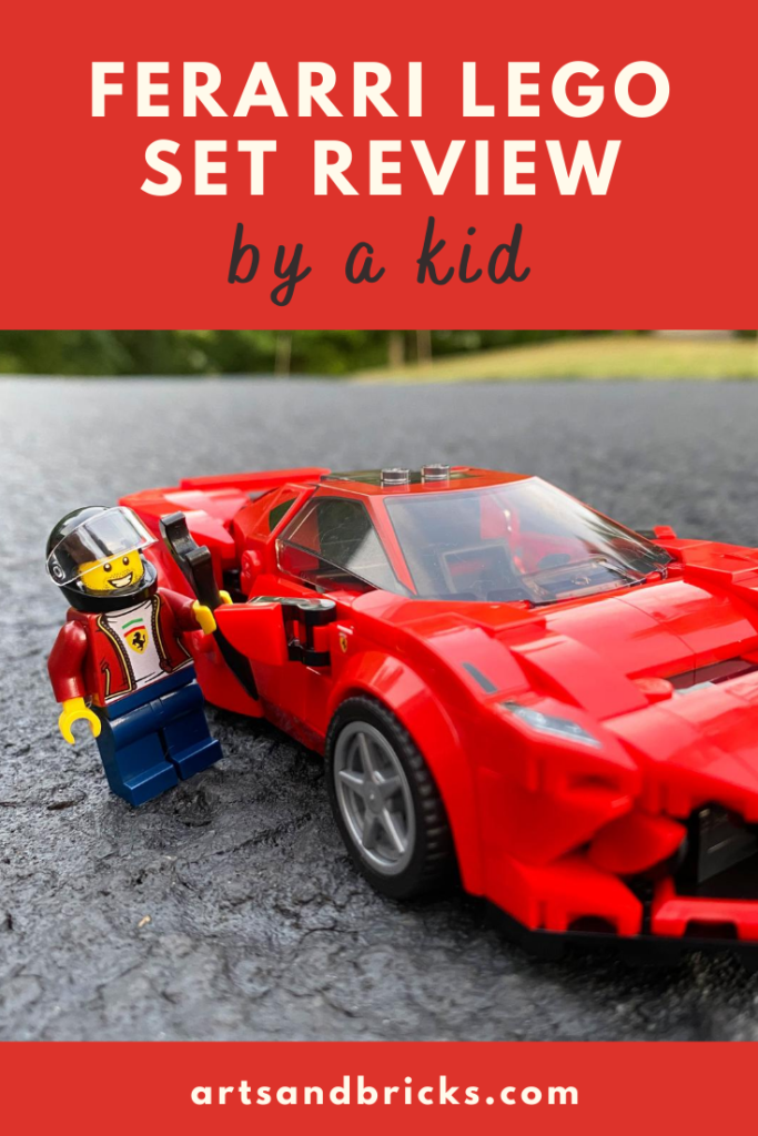 Learn why we think this red Ferrari Lego race car set is a great affordable 2020 set for kids. #lego #legoreview #gift #kids #parenting #pinterest #racecars #cars #racing