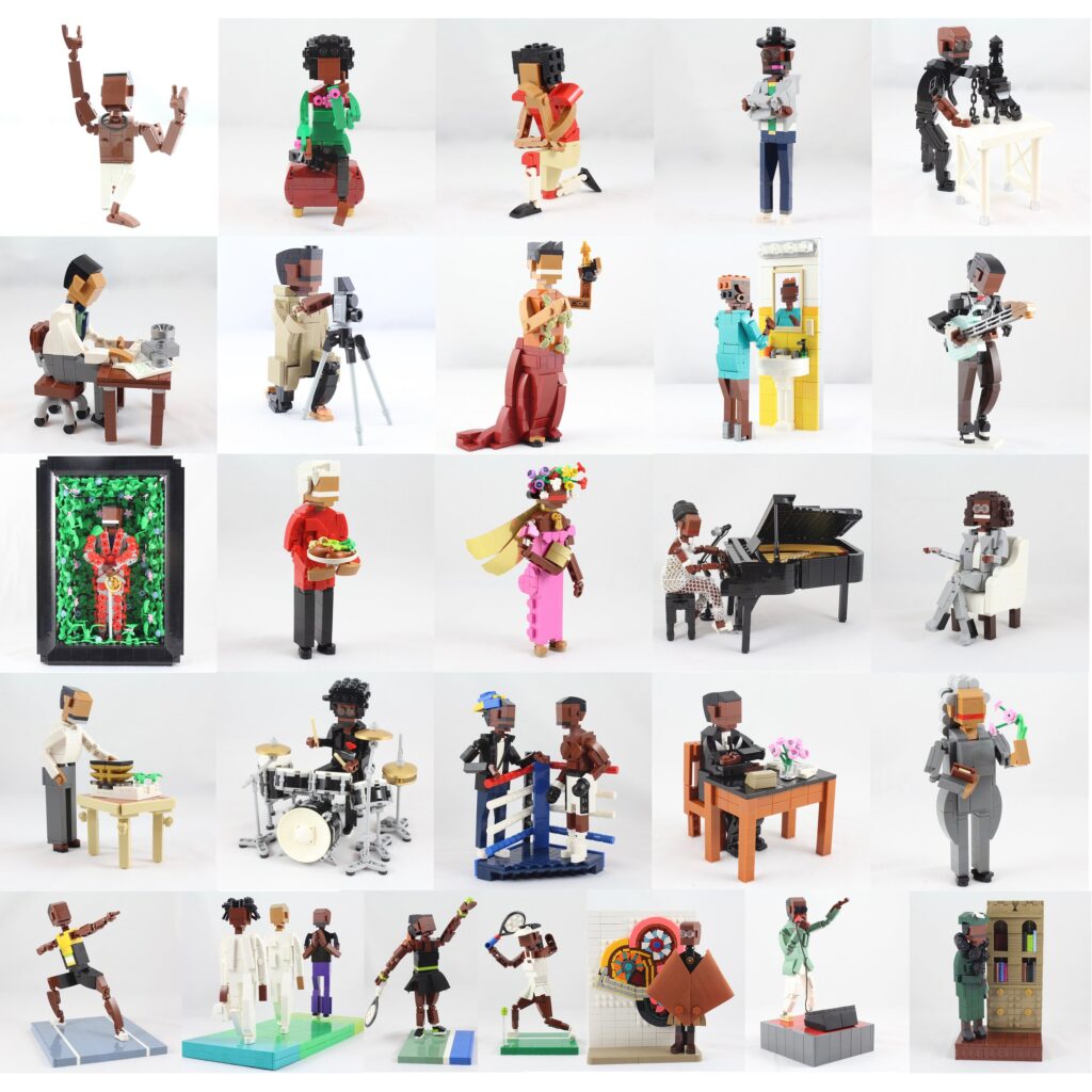 Drydon competed in LEGO Masters with Dave Kaleta; after the show, in 2022, they continued to collaborate by creating the exhibit "Awesome Black Creativity," highlighting 26 creative figures who have built our culture, including VENUS & SERENA Williams.