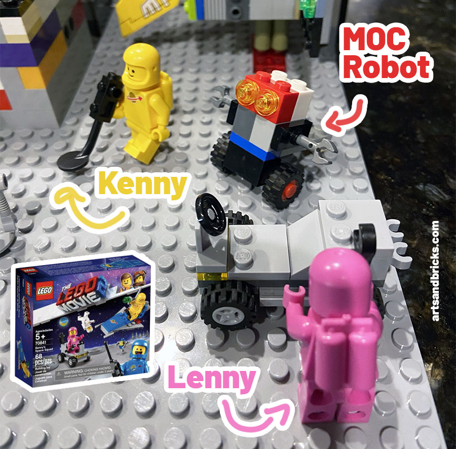 Benny's space hot sale squad lego