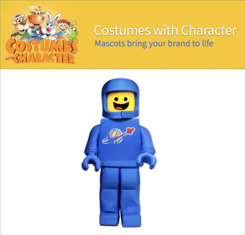 Lego Child Blue Brick Costume