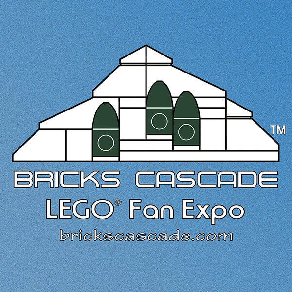 Bricks Cascade Lego Fax Expo Logo - Portland Oregon
