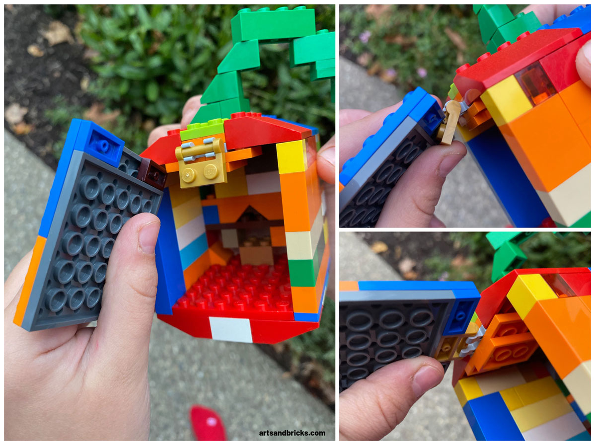 This year, bring on the Halloween joy (and avoid the traditional pumpkin carving mess) by building a colorful little Lego Pumpkin Jack O' Lantern.

Learn how to make your very own Jack O'Lantern built with colorful Lego bricks. Instructions and tips included!