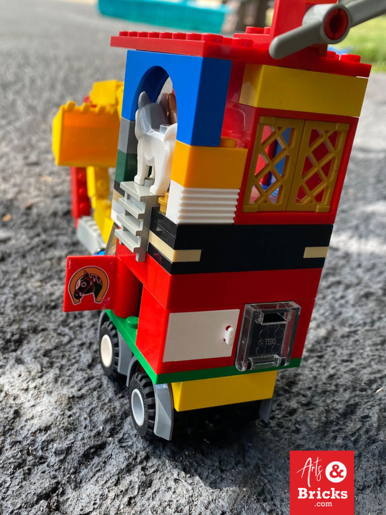 Introducing the Dig-O-Matic. This feat of eight-year-old engineering is most notable for its rollable hinged digger bucket! Its playful functionality is created by connecting eight hinged Lego bricks to the bucket. See more images and our favorite additions on our blog.