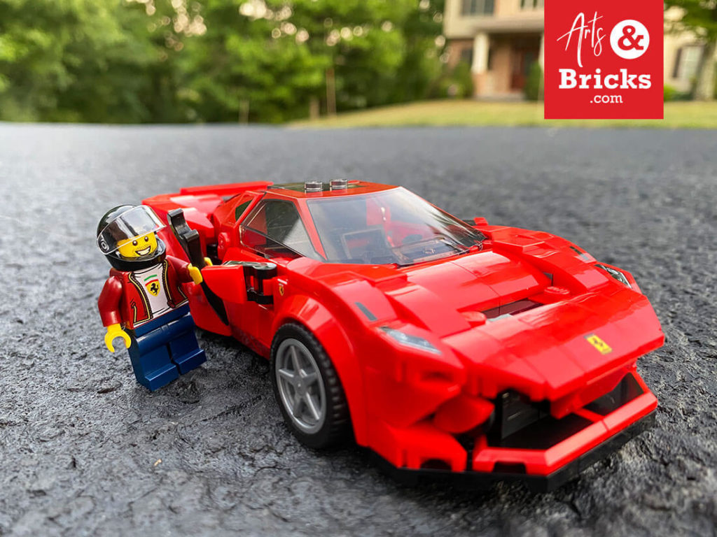 Child-Review for LEGO Ferrari Tributo, Model 76895 - Arts and Bricks