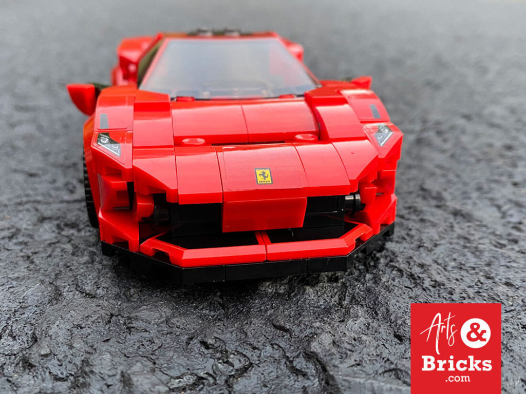From a kid’s perspective, here are some of the favorite features of the LEGO Ferrari Tributo 76895: Sticker Power, Cool Hair, Doesn't break when playing, multiple hub cap choices, great color scheme red/black, super aerodynamic and just looks cool! Read more in our LEGO review by an eight-year-old kid. #lego #reviews #gifts #forkids #legokids