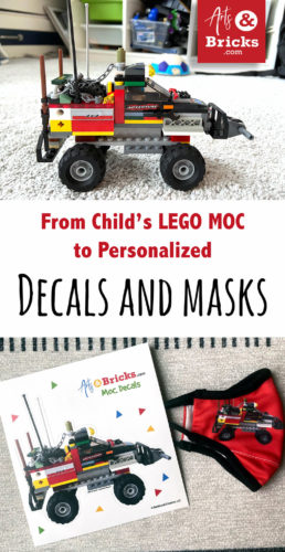 From LEGO MOC to personalized decals and masks for kids - a personalized gift idea