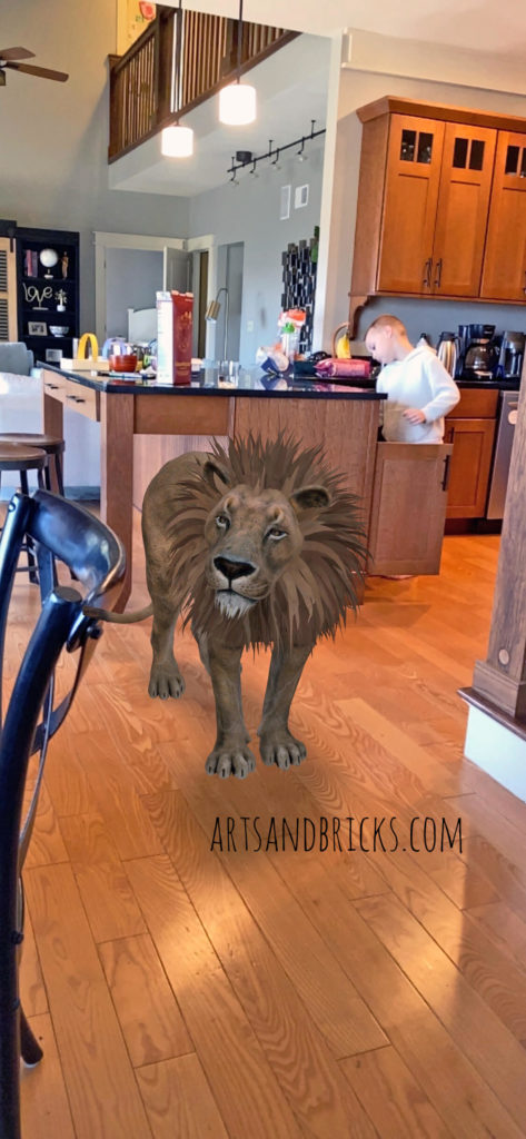 A fun digital activity with kids, use Google's Augmented Reality (AR) to bring lions, penguins, sharks and more to your home! Lots of laughter and entertainment for little ones -- and adults, too!