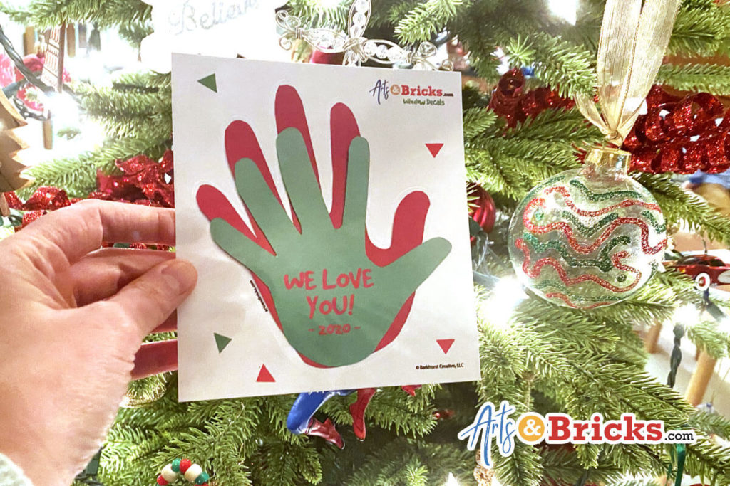 Holiday Kid Handprint Craft and Keepsake Gift Idea