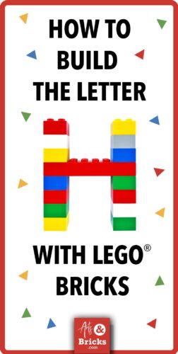 LEGO Letter H Creation: A Fun Tutorial for Kids! Join us as we dive into creating the Letter H with simple LEGO bricks that you have at home. A graphic designer and her kids will guide you through how they built the alphabet out of LEGO bricks. It's a fun learning project for the entire family! #LEGO #Alphabet #ABCs #buildtogether #brickbuilt #artsandbricks