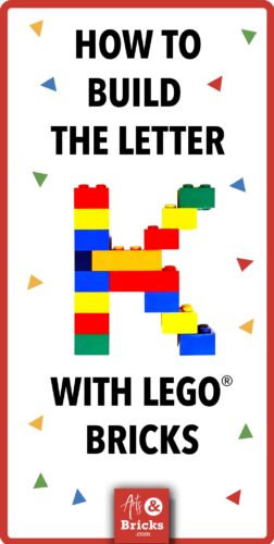 LEGO Letter K Creation: A Fun Tutorial for Kids! Join us as we dive into creating the Letter A with simple LEGO bricks that you have at home. A graphic designer and her kids will guide you through how they built the alphabet out of LEGO bricks. It's a fun learning project for the entire family! #LEGO #Alphabet #ABCs #buildtogether #brickbuilt #artsandbricks