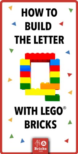 LEGO Letter Q Creation: A Fun Tutorial for Kids! Join us as we dive into creating the Letter Q with simple LEGO bricks that you have at home. A graphic designer and her kids will guide you through how they built the alphabet out of LEGO bricks. It's a fun learning project for the entire family! #LEGO #Alphabet #ABCs #buildtogether #brickbuilt #artsandbricks