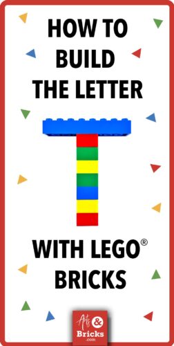 LEGO Letter T Creation: A Fun Tutorial for Kids! Join us as we dive into creating the Letter T with simple LEGO bricks that you have at home. A graphic designer and her kids will guide you through how they built the alphabet out of LEGO bricks. It's a fun learning project for the entire family! #LEGO #Alphabet #ABCs #buildtogether #brickbuilt #artsandbricks