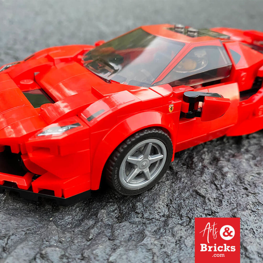 From a kid’s perspective, here are some of the favorite features of the LEGO Ferrari Tributo 76895: Sticker Power, Cool Hair, Doesn't break when playing, multiple hub cap choices, great color scheme red/black, super aerodynamic and just looks cool! Read more in our LEGO review by an eight-year-old kid. #lego #reviews #gifts #forkids #legokids