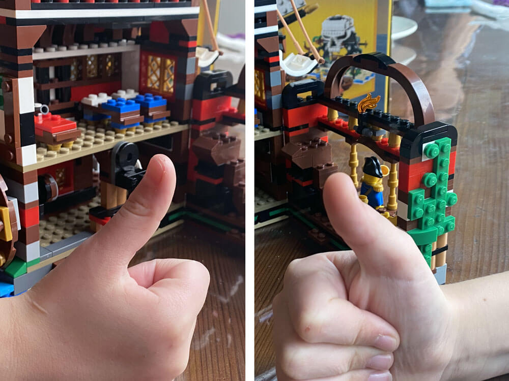 of LEGO Creator Pirate Ship Pirate Set 31109 - Arts and Bricks