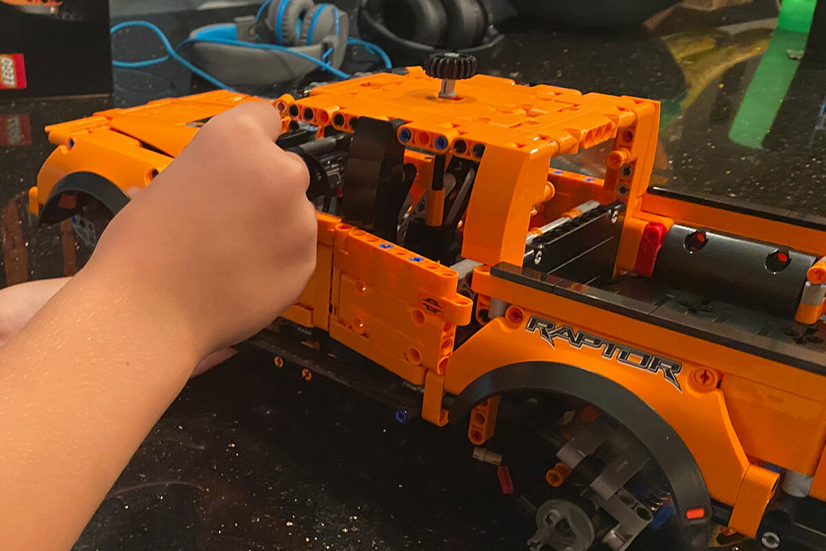 For Technic LEGO brick enthusiasts, we know the Ford F-150 truck build will not disappoint. Explore pictures and our kid-builder’s favorite features!