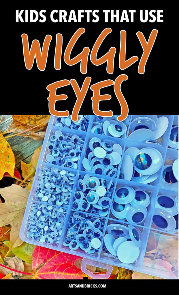 We LOVE Googly Eyes. Seriously, a box of Wiggle or Google eyes is an affordable MUST-HAVE craft supply for mommas with creative kids! 