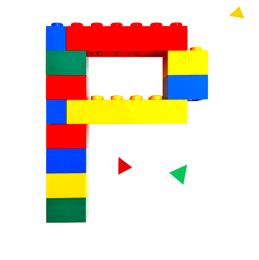 The ABCs How to build the Letter P with LEGO Bricks Arts and Bricks