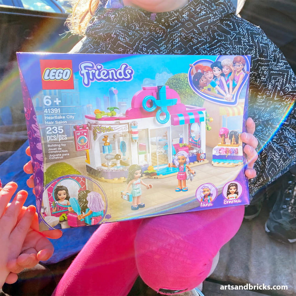 Kid Review of LEGO Friends Heartlake City Play Hair Salon Set