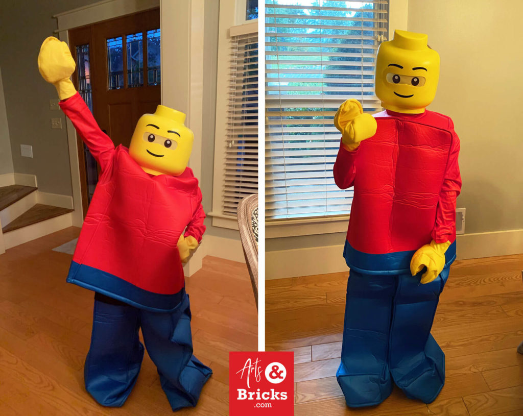 LEGO Guy Prestige Child Costume, worn by kids