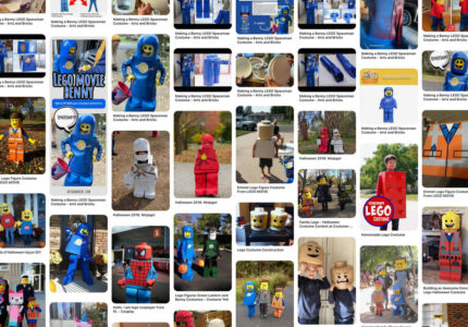 LEGO Halloween Costume inspiration for kids