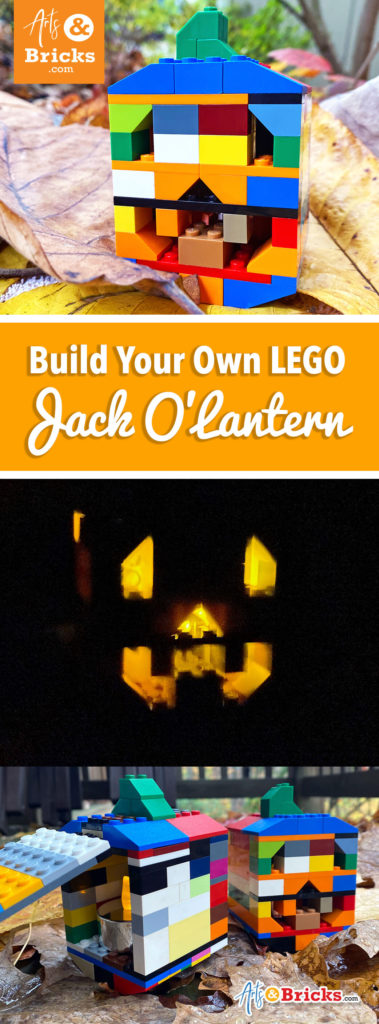 Build your own LEGO Jack O'lantern.  This year, bring on the Halloween joy (and avoid the traditional pumpkin carving mess) by building a colorful little Lego Pumpkin Jack O' Lantern.