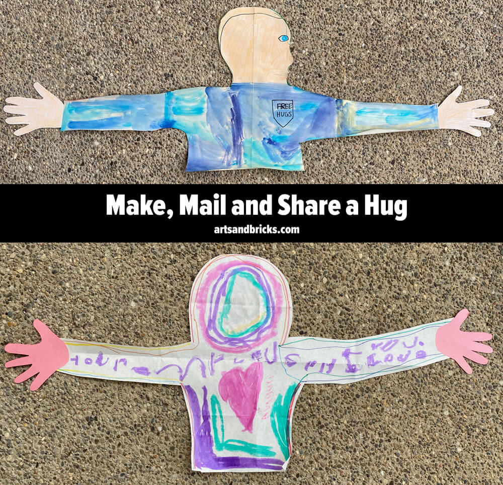 Learn how to make, mail and share a hug. This simple paper craft provides great family fun and shares love with those you are missing. 