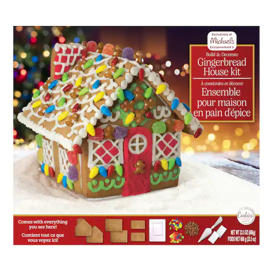 Build and Decorate Gingerbread House Kit at Michaels in 2022