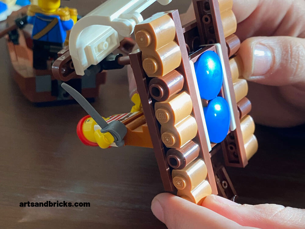 Read about Arts and Bricks's experience building Skull Island from the 2020 LEGO Pirate Ship set 31109 with kids.