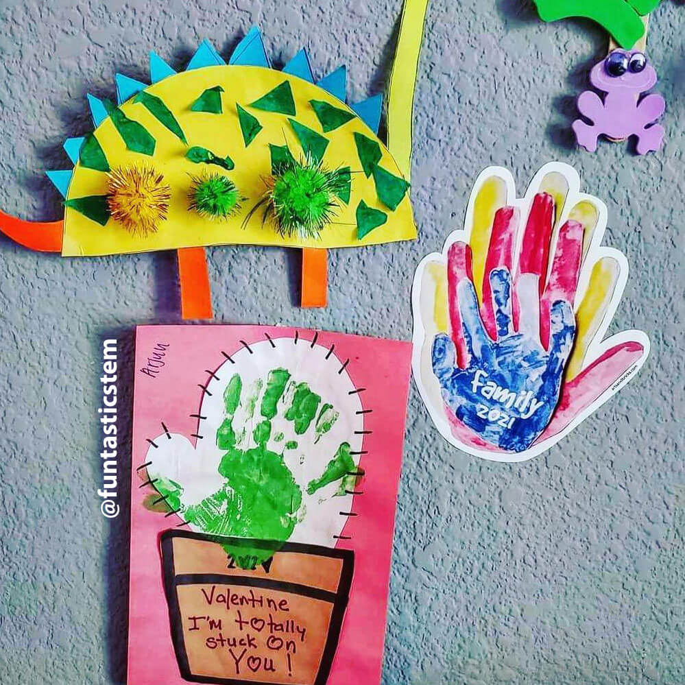 family handprint art