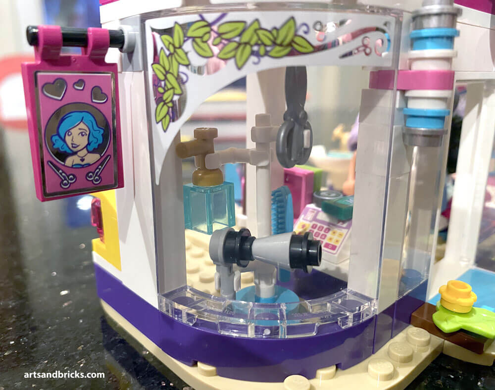 Lego friends best sale hairdresser instructions