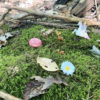 Fairy gardens with unicorns, fairies, deer, mushrooms and moss