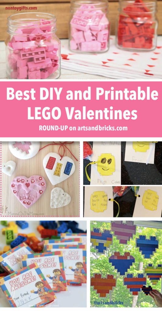 Here’s a round-up of favorite LEGO DIY Valentines. We hope they inspire you and help make this Valentine’s Day great. Enjoy!  - Arts and Bricks