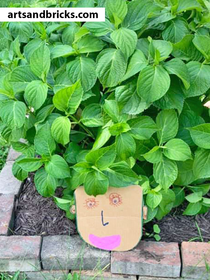 Soak up your last days of summer sunshine outside with your little ones making and photographing this adorable nature craft! Bonus! You'll have as much fun (and maybe even MORE fun) than your child with this one. Just cardboard, scissors, paints/markers or crayons and a camera required!